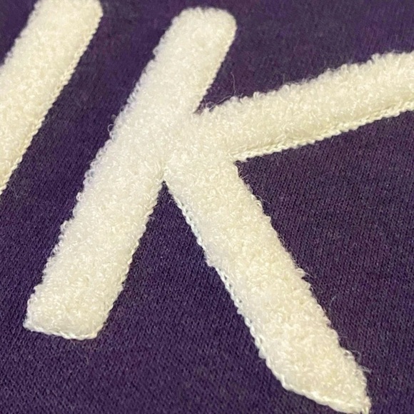 Nike Funnel Neck Fleece Hoodie Purple Medium Running Gym Workout - Picture 5 of 8